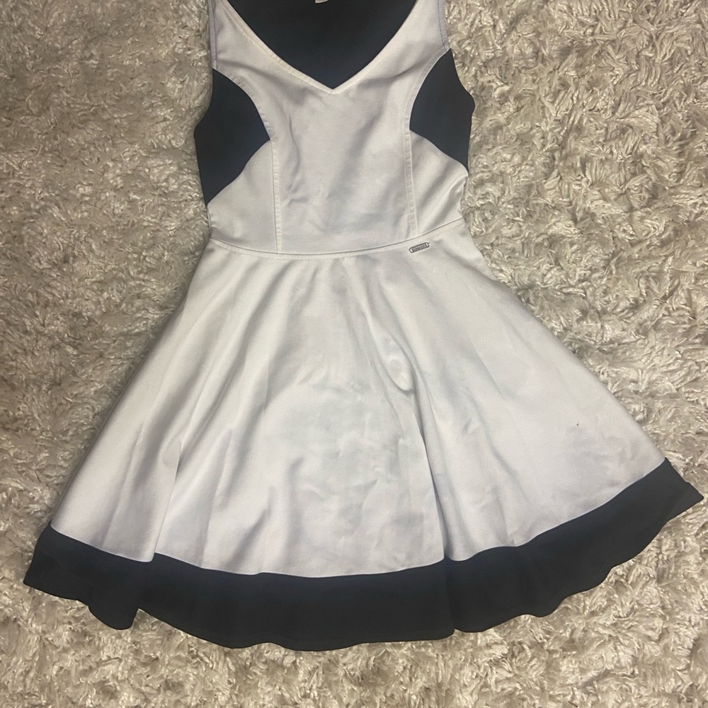 Guess White and Black Mini Dress